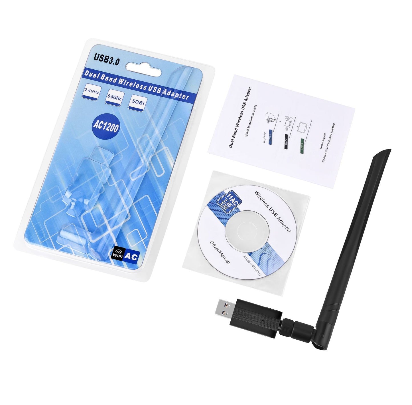 AC1200Mbps wireless network card